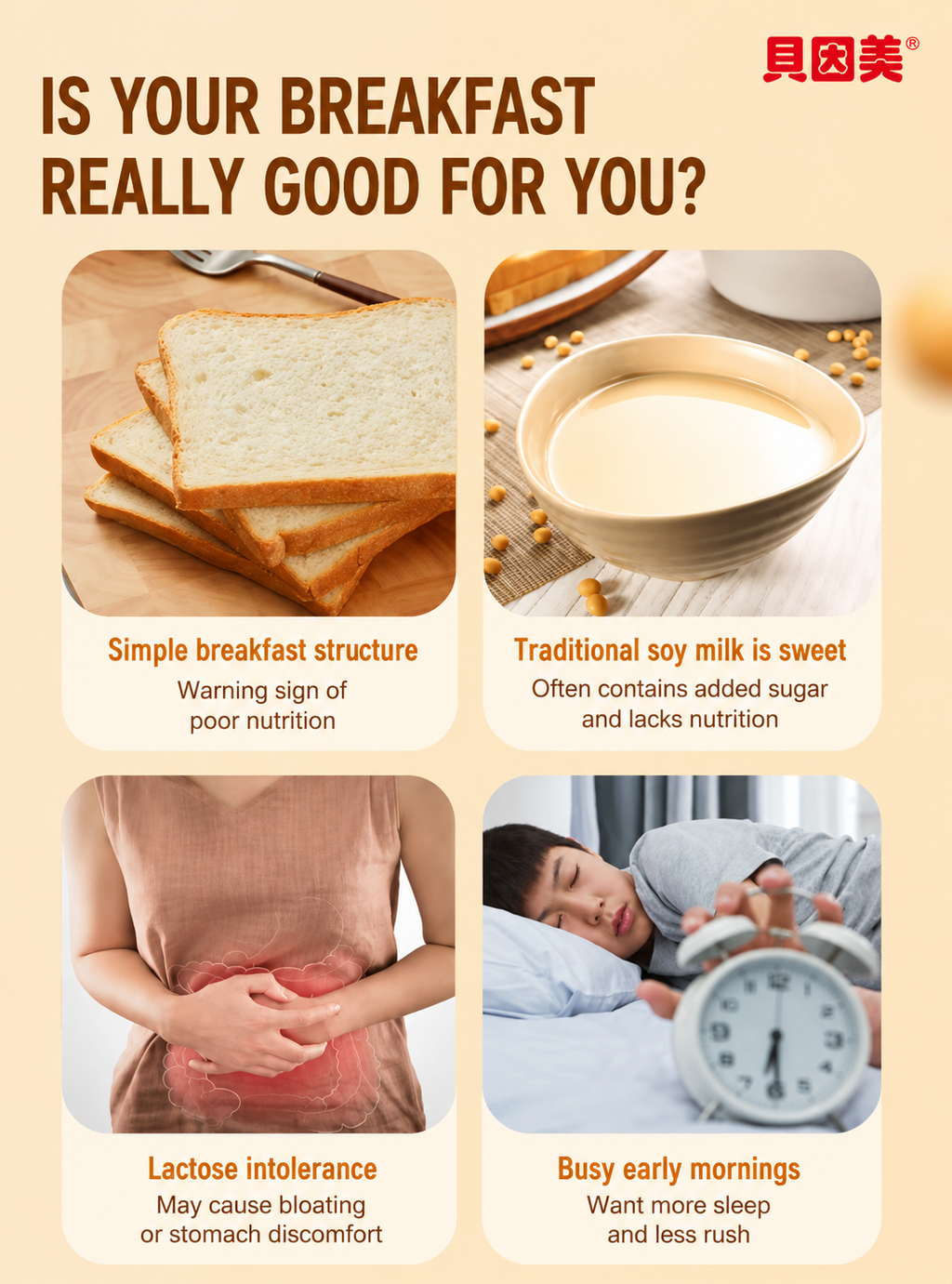 Beingmate Non-GMO Soy Milk Powder | 0 Added Sugar, High Protein (40%) | Pure Soybean Instant Drink Mix for Breakfast, Fitness & Pregnancy | 300g