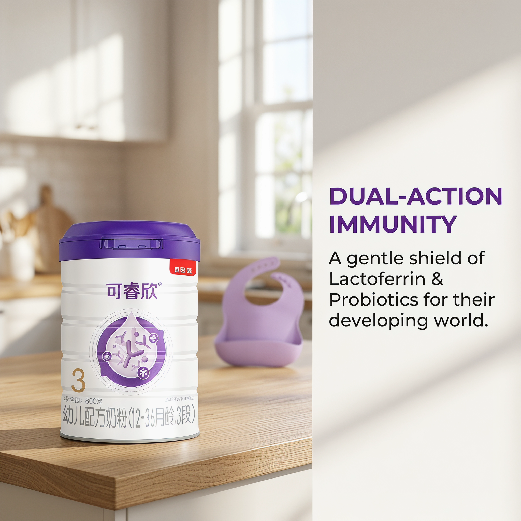 Beingmate Keruixin Infant Formula Milk Powder 800g, Baby Formula for Gut Health Support, Nutritional Milk Powder for Babies & Toddlers, Family Choice for Daily Digestive Care
